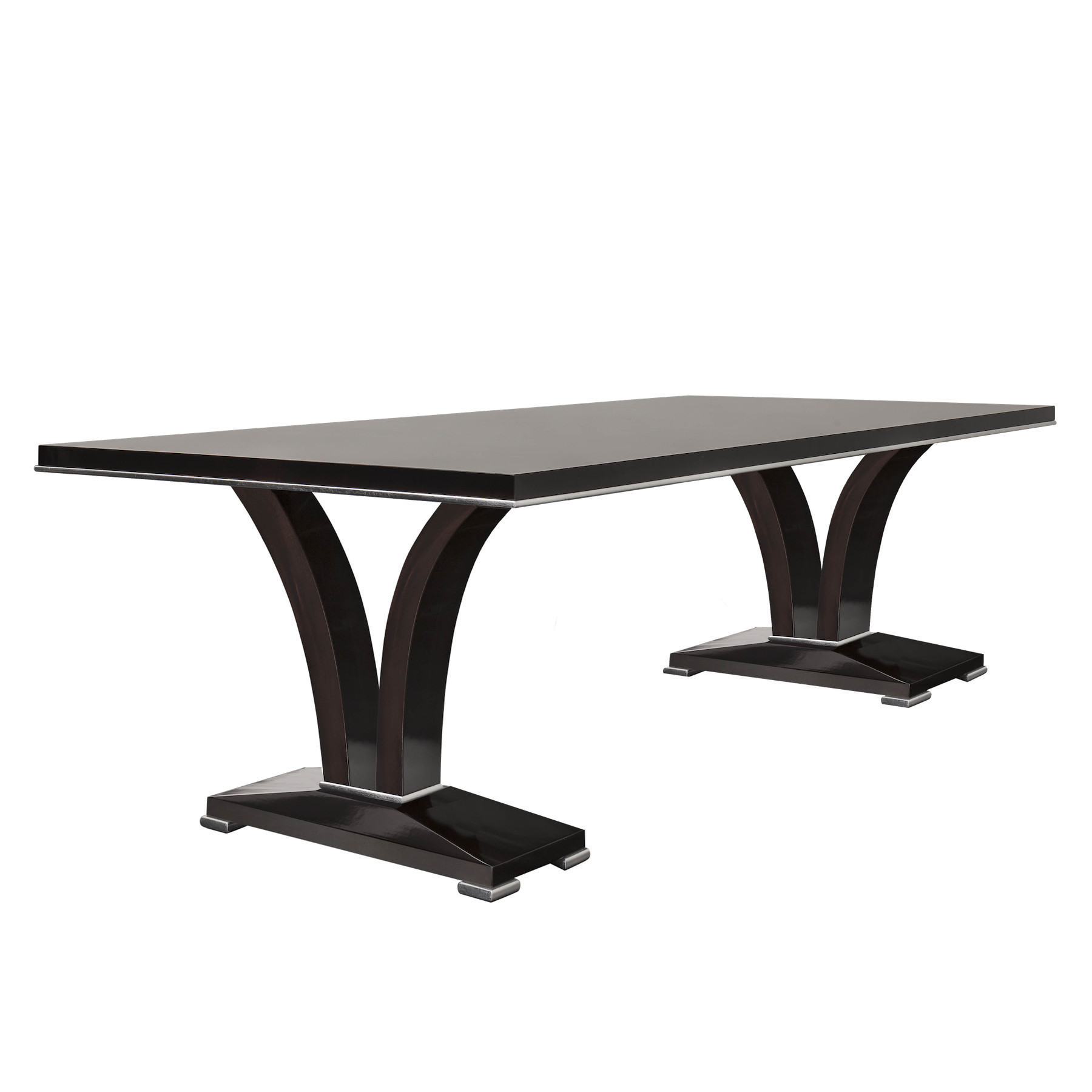 LCI Decora D0117 tavolo soggiorno cromo lucido