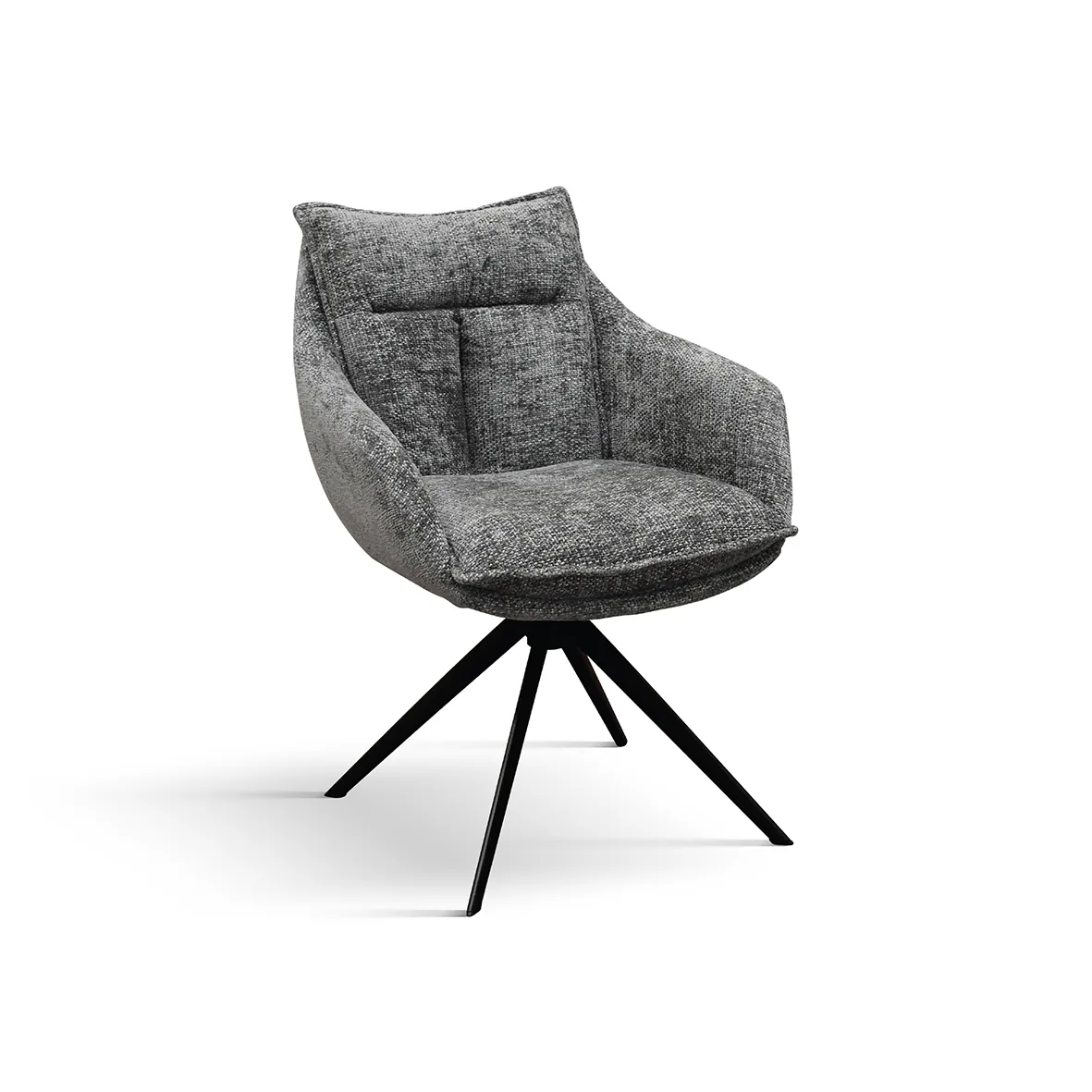 Epocantica Gastone Set 2 Sedie Moderne Grigie