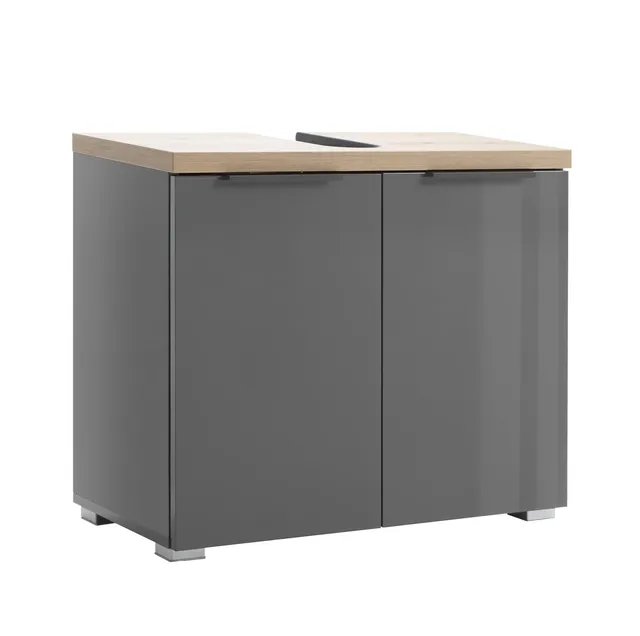 Composad Mundi Sottolavabo 2 Ante 70 cm Grigio Titanio