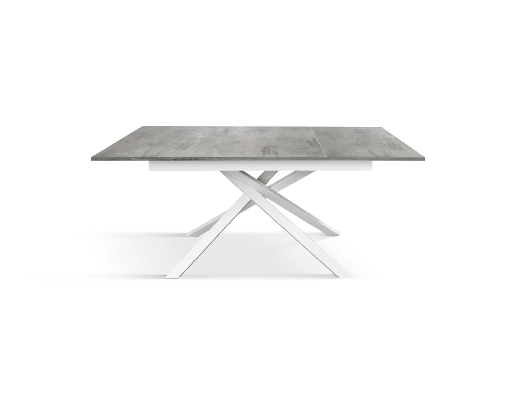 Epocantica Delia tavolo allungabile cemento grigio 120x80