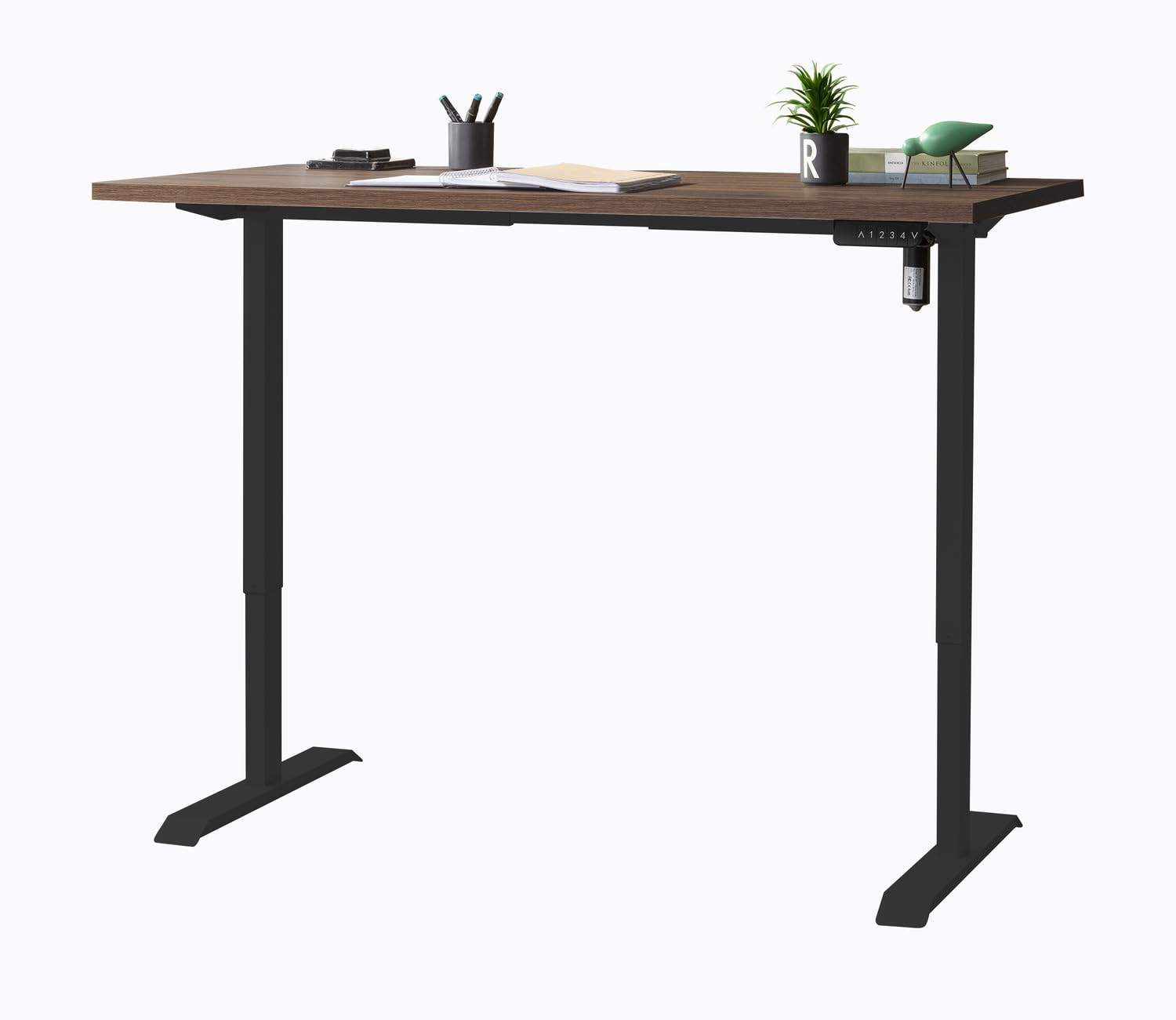 Composad Energia Scrivania Regolabile 150 cm Noce Brera Elettrica