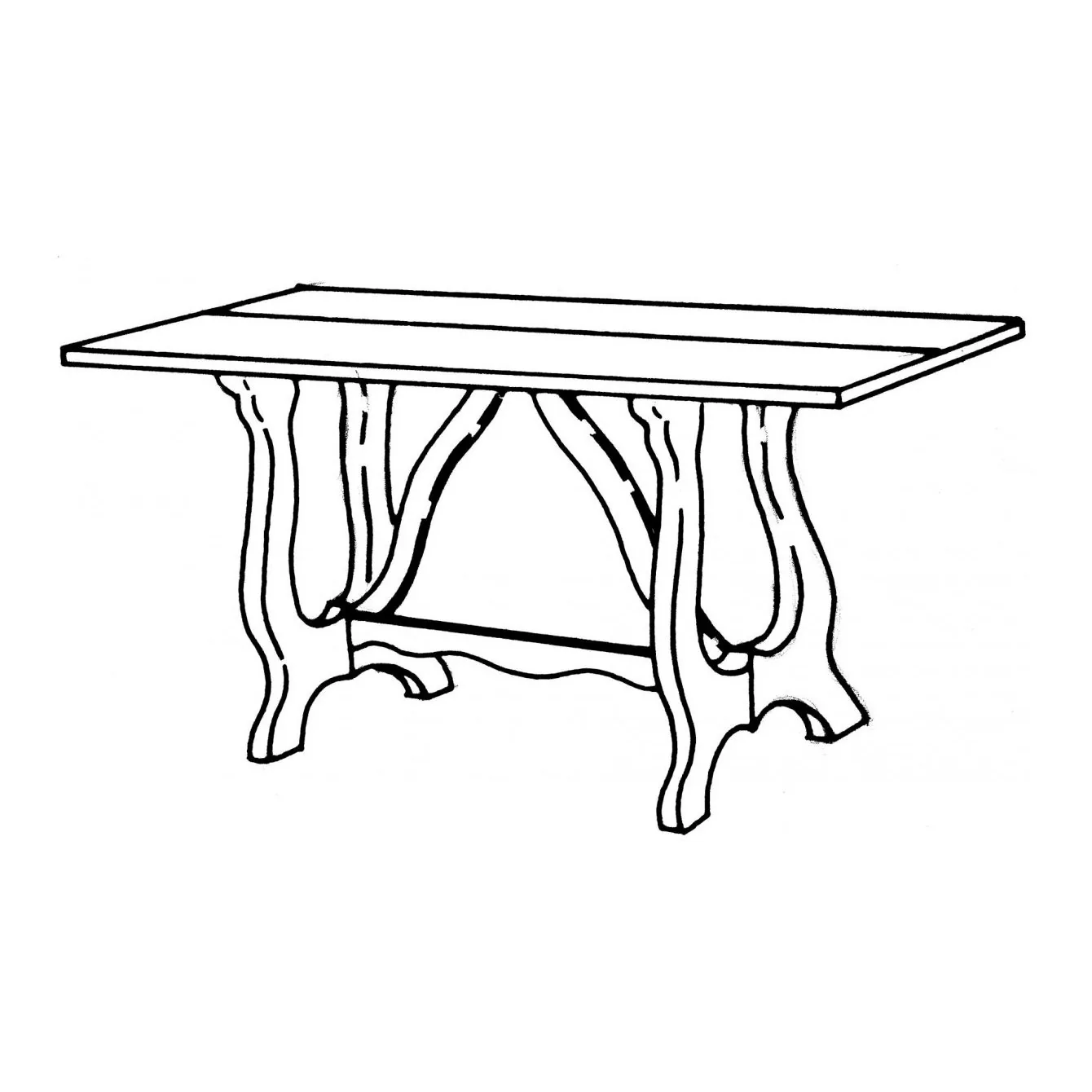 Epocantica Tavolo Consolle 160 Apribile Legno Massello 80cm
