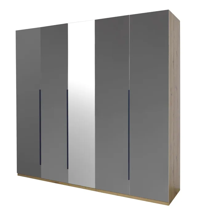 Composad Sposami armadio 5 ante con specchio rovere