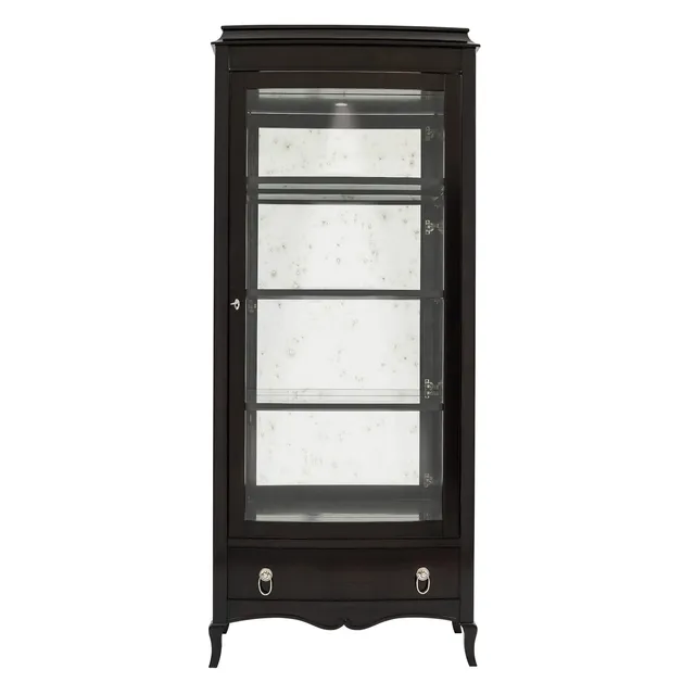 Decora N0200 vetrina 1 porta legno vetro