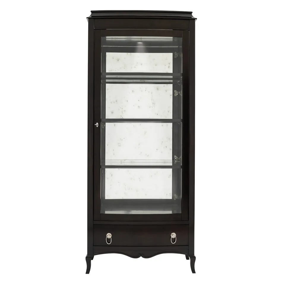 Decora N0200 vetrina 1 porta legno vetro