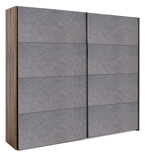 Composad Systema 200x223x67 armadio 2 ante scorrevoli rovere bianco