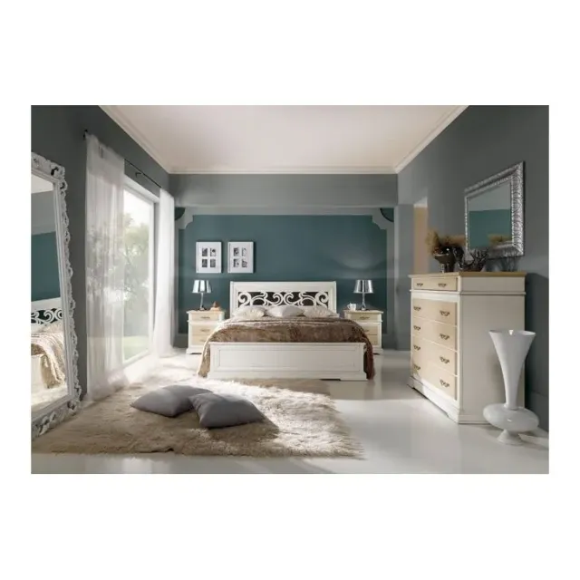 Epocantica Letto Matrimoniale Testata Traforata 160x195 legno