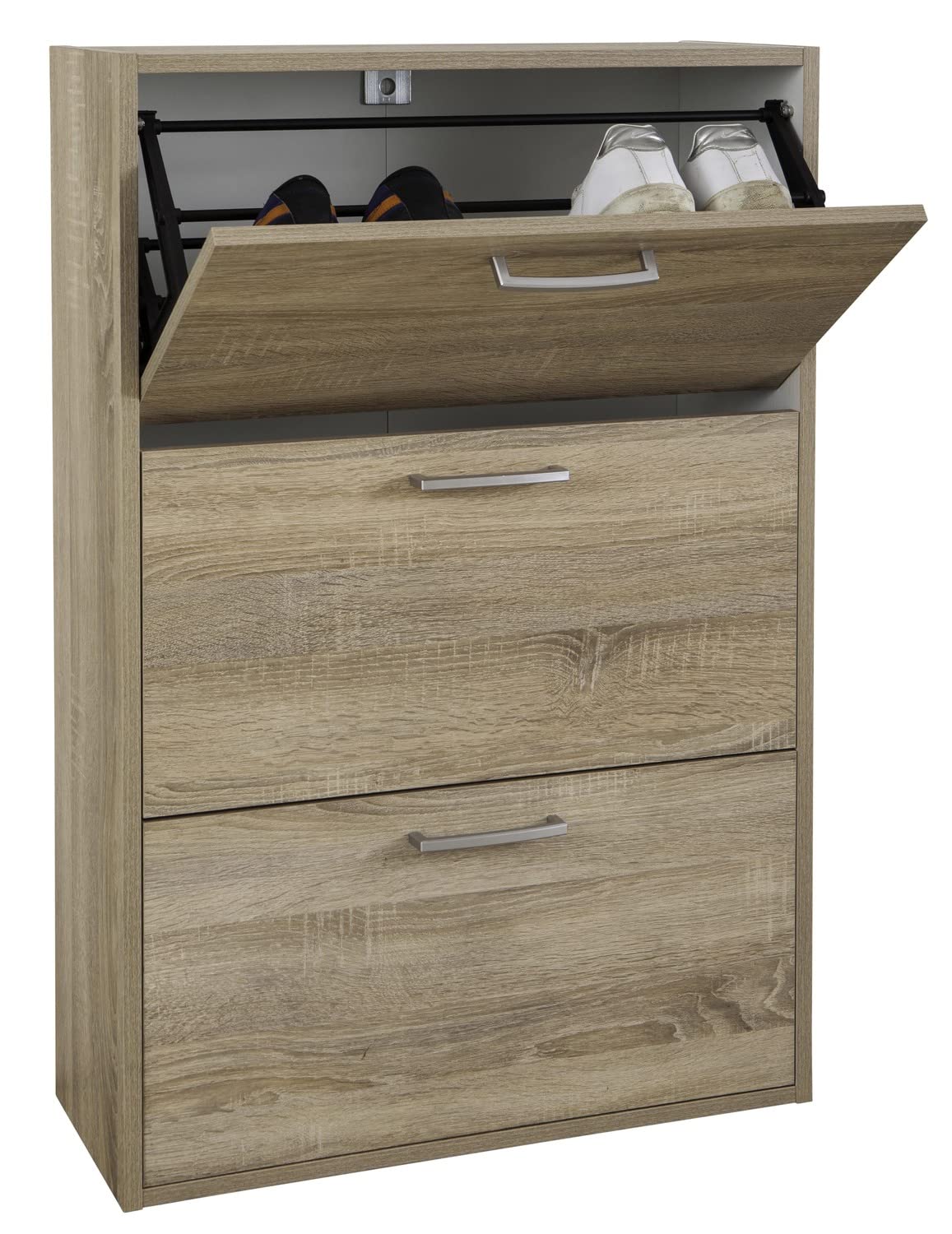 Composad Facile Scarpiera 3 Ribalte Rovere Sonoma Bassa 65x100 cm