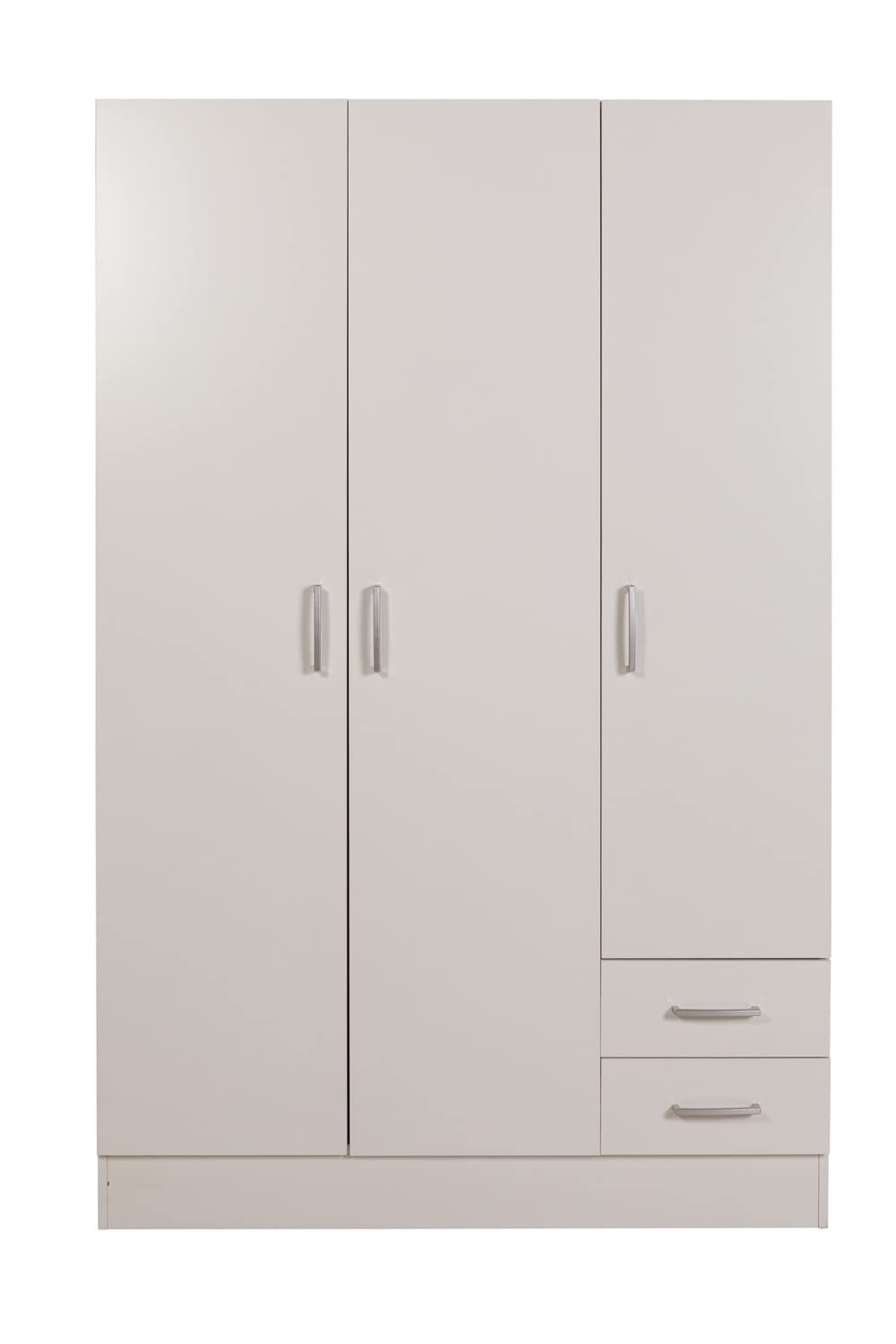 COMPOSAD Facile armadio 3 ante 2 cassetti bianco 120 cm
