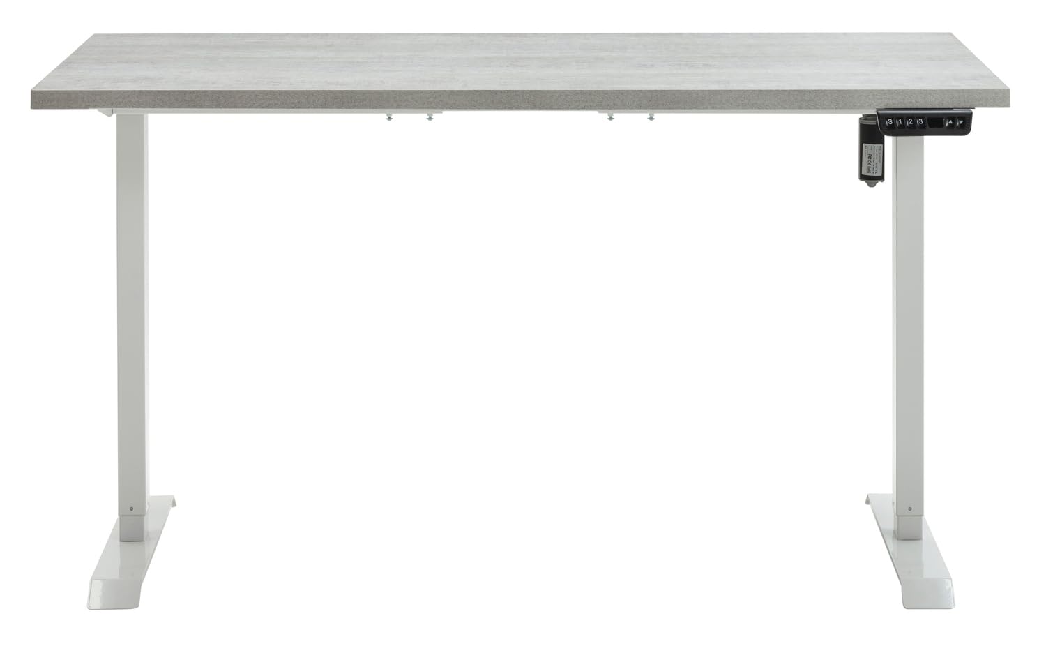 Composad Energia scrivania 150x69 cemento bianco elettrica