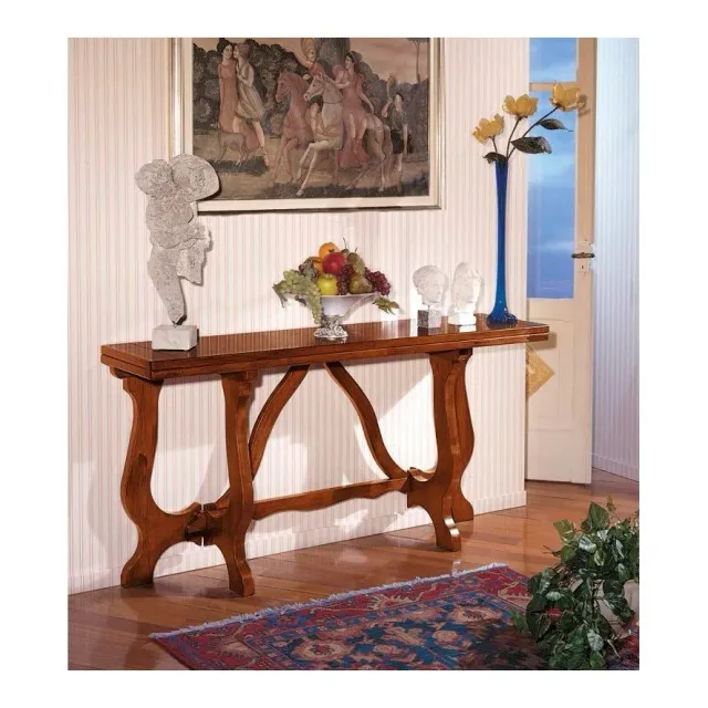 Epocantica Tavolo Consolle 160 Apribile Legno Massello 80cm