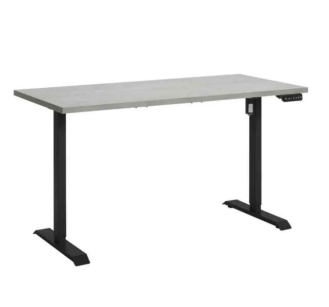 Composad Energia scrivania elettrica 150x69 cemento nero
