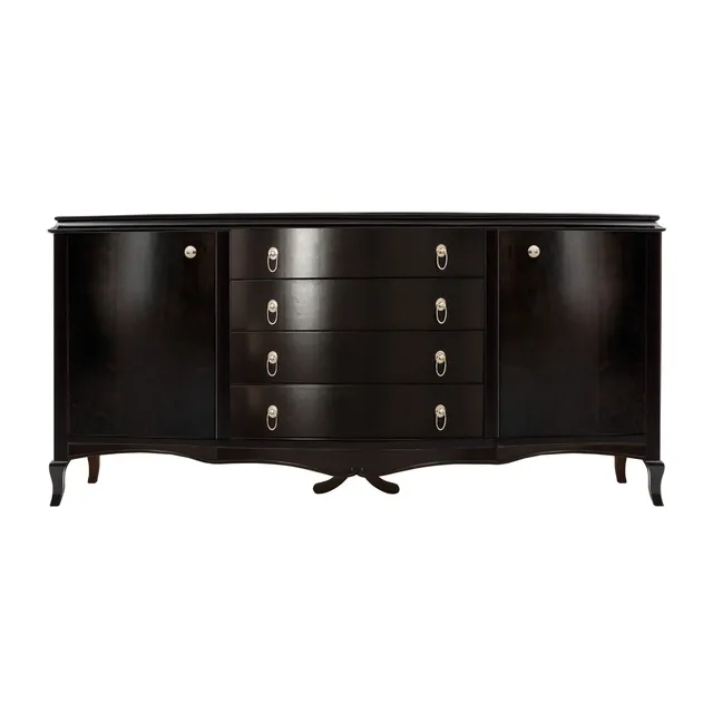 LCI Decora N0204 credenza 2 porte 4 cassetti legno