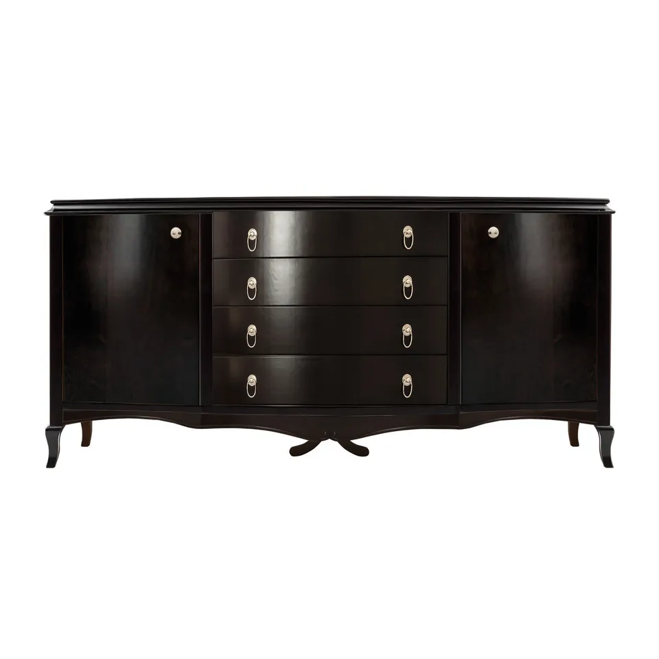 LCI Decora N0204 credenza 2 porte 4 cassetti legno