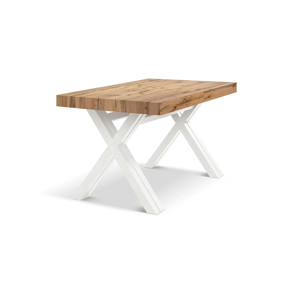 Epocantica Tavolo Allungabile Gambe a X Rovere 16 Posti