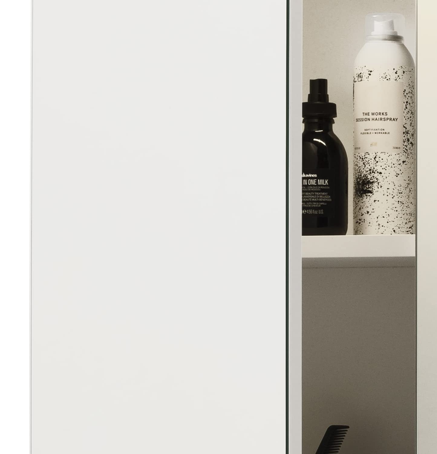 Composad Galaverna Specchiera 2 Ante 70 cm cemento bianco