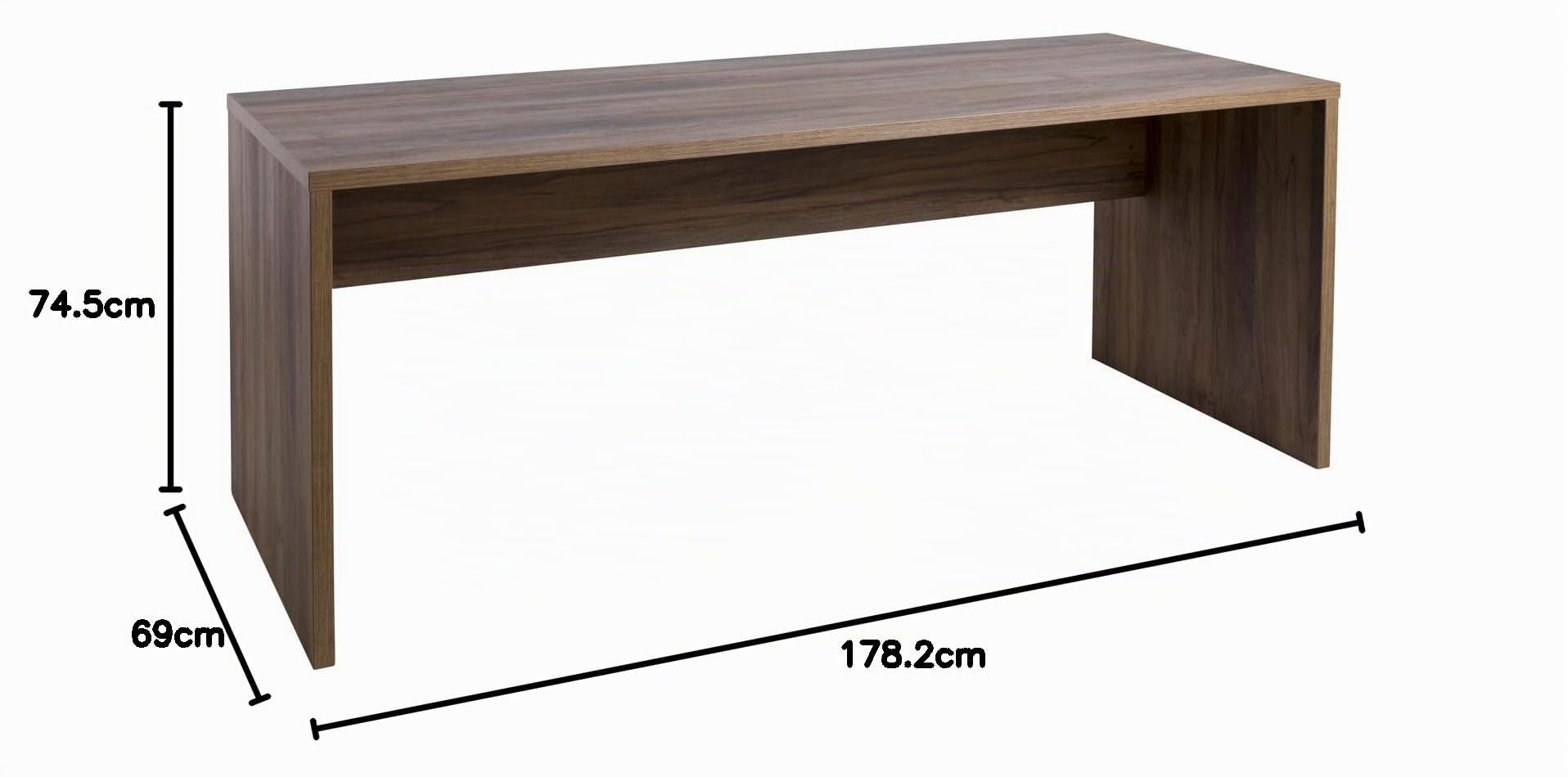 Composad Davinci Brera scrivania pc noce brera 178 cm modesty