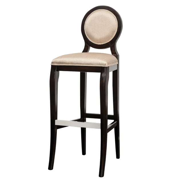 LCI Decora MN01 Sgabello Bar in Tessuto H75