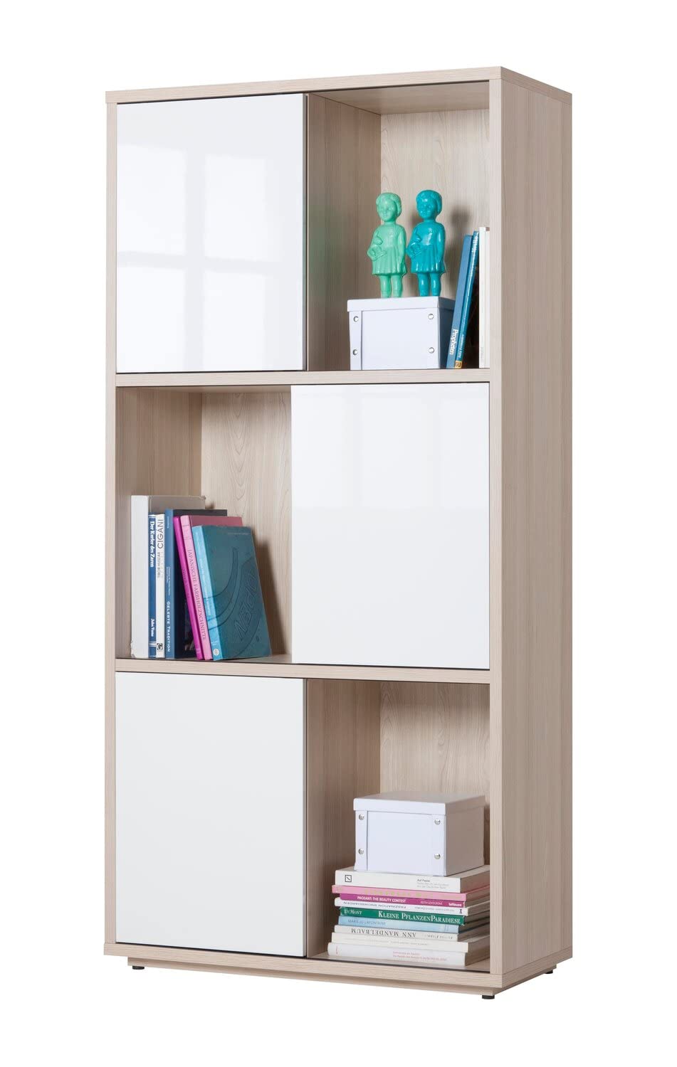 Composad Calisma libreria 6 vani 3 ante frassino bianco