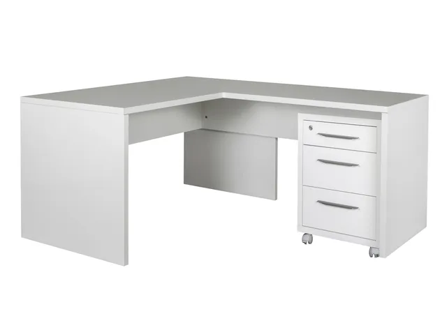 Composad Disegno Set Ufficio Scrivania Angolare Bianco 2 Pezzi