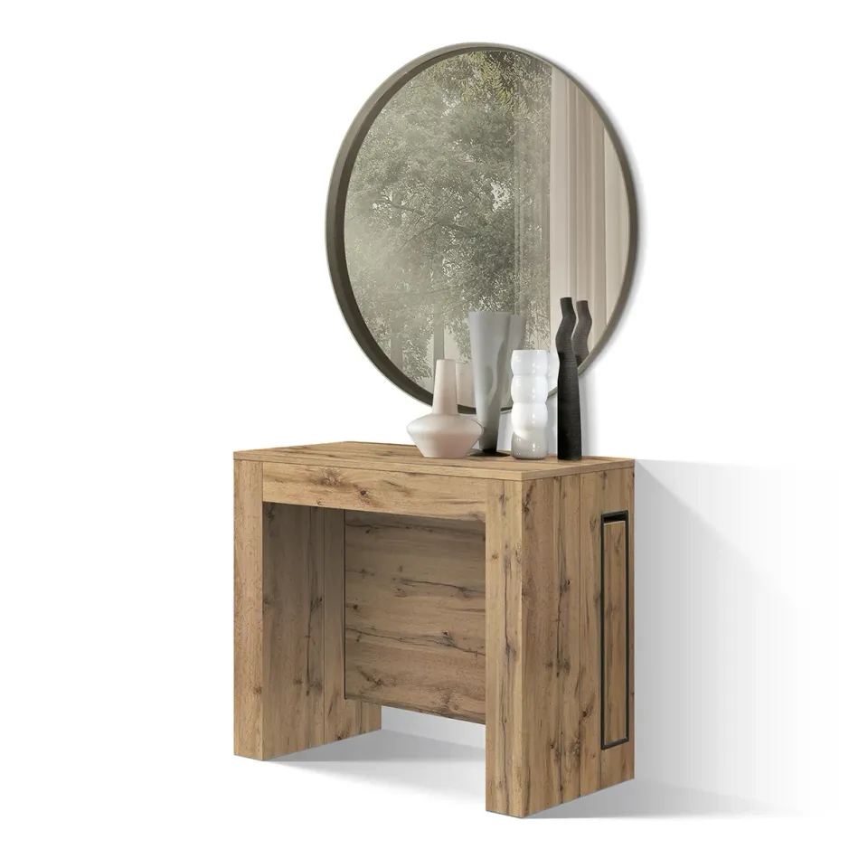 Epocantica Elvire 12 Posti consolle allungabile rovere rustico