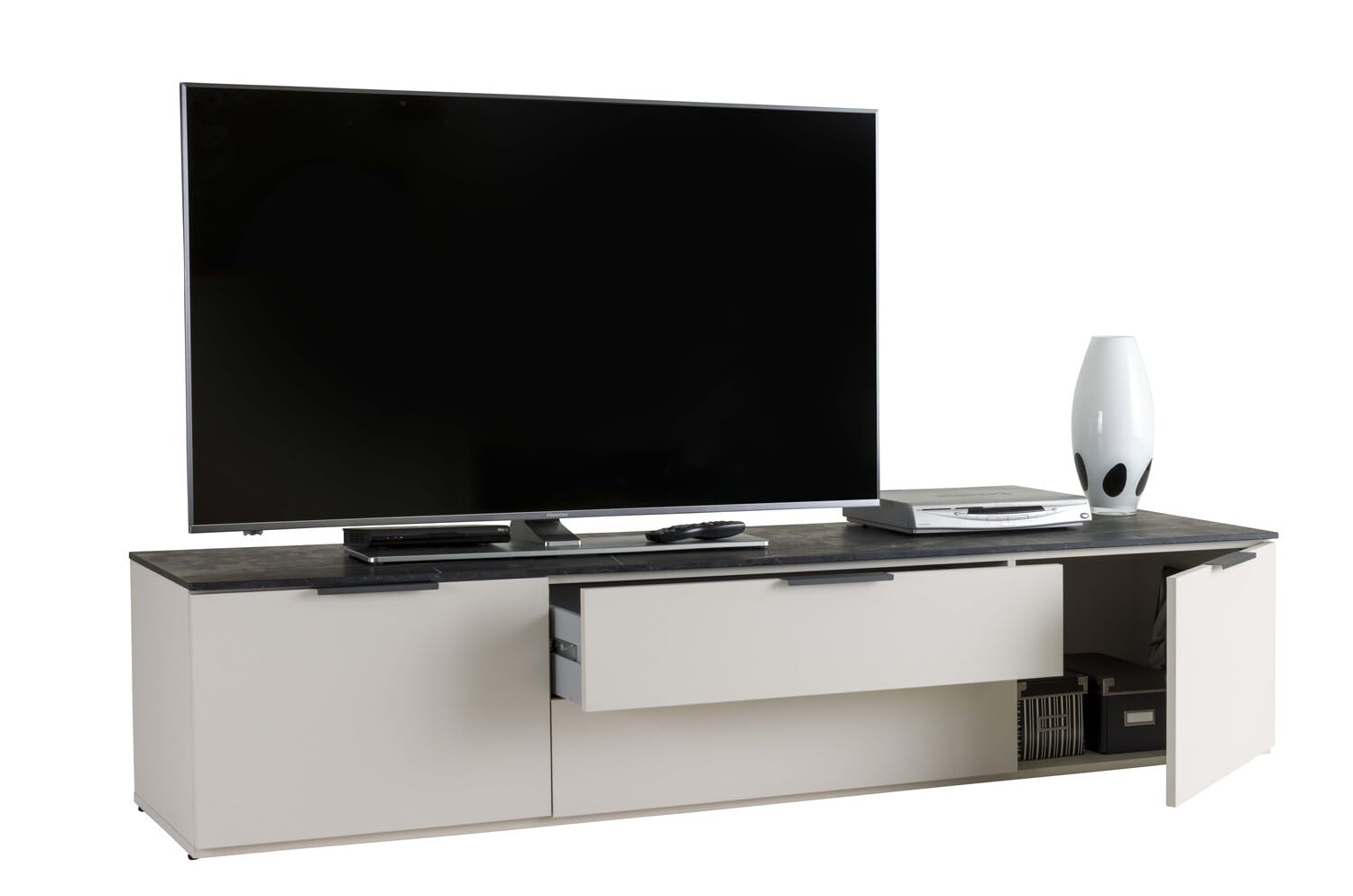 Composad Brina mobile porta TV 200 cm cashmere marmo