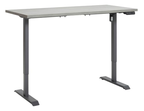 Composad Energia scrivania regolabile 150x69 grigio cemento elettrica